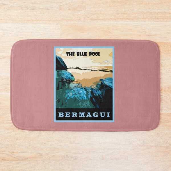 Item preview, The Blue Pool Bermagui retro style designed and sold by Brett Thompson.