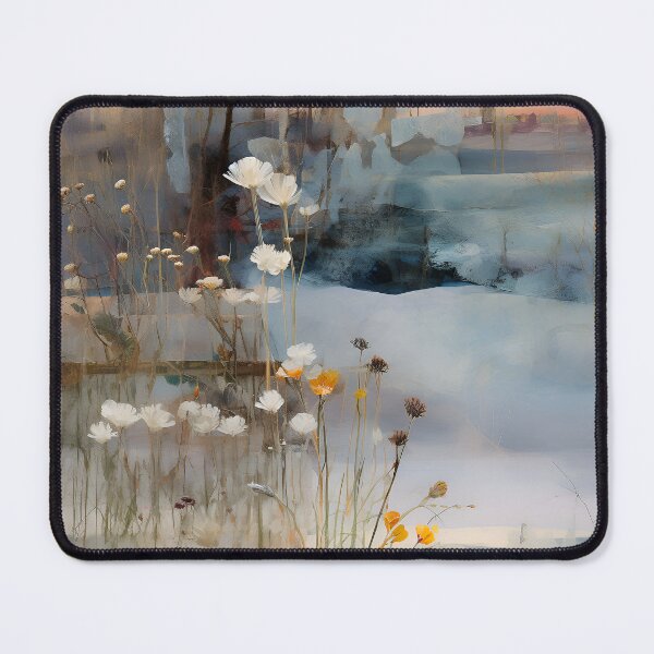 Item preview, Delicate Winter Composition with White and Yellow Flowers designed and sold by Miriam-Feyga Bunimovich.