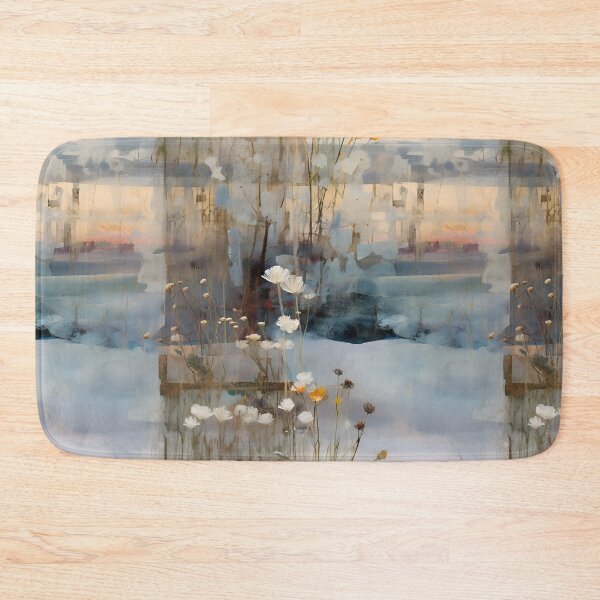 Item preview, Delicate Winter Composition with White and Yellow Flowers designed and sold by Miriam-Feyga Bunimovich.