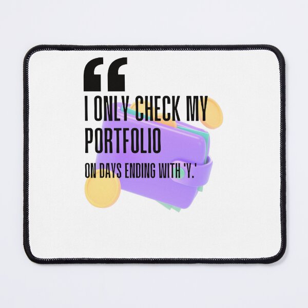 Item preview, I only check my portfolio on days ending with Y. white background. designed and sold by Mechanical-Artt.