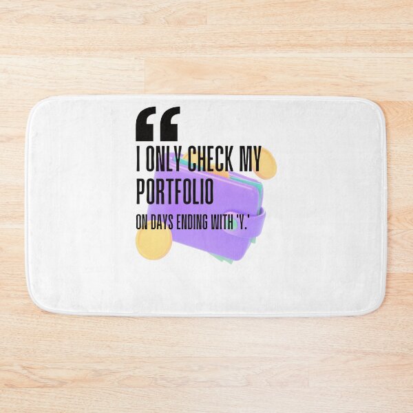 Item preview, I only check my portfolio on days ending with Y. white background. designed and sold by Mechanical-Artt.