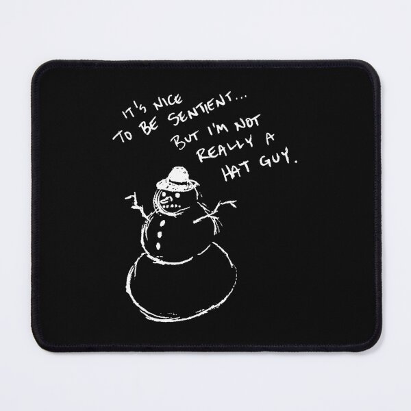 Item preview, Fashion is Life, A Snowman’s Quandary / Pencil Drawing by Josh Valentine, 2023 designed and sold by YeahWellDesigns.