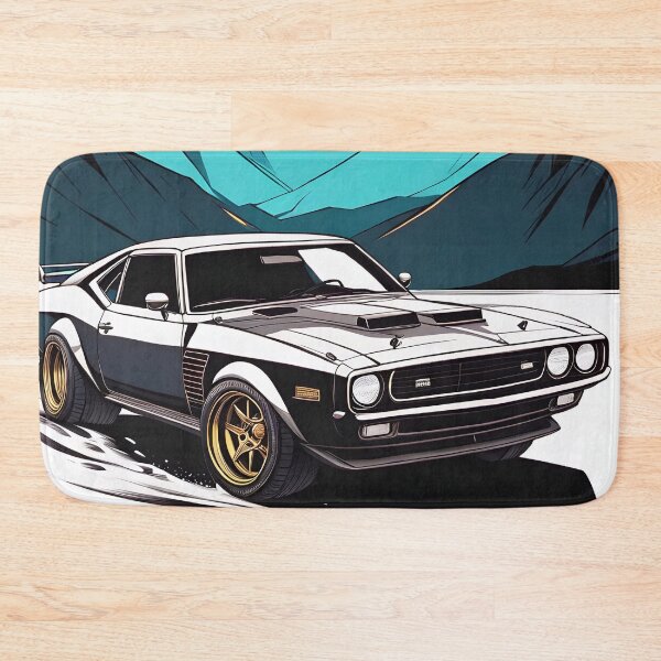 Item preview, American Muscle Car In The Mountains designed and sold by TheArtOfPat.