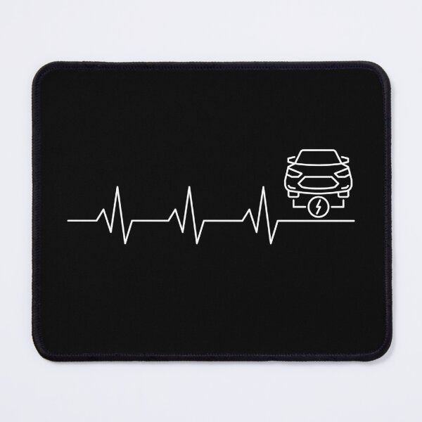Item preview, Electric Vehicle Driver Heartbeat ECG Pulse Line minimal design for EV Driver  designed and sold by venomousvector.