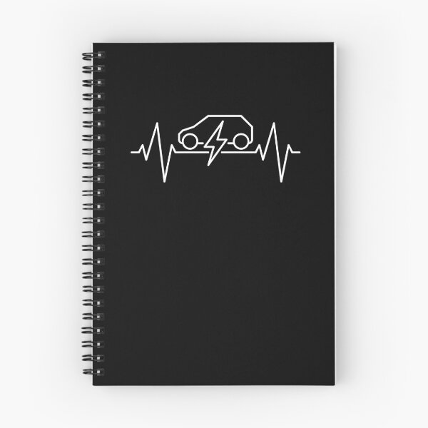 Item preview, Electric Car Lover Heartbeat EKG Pulse Line outline design designed and sold by venomousvector.