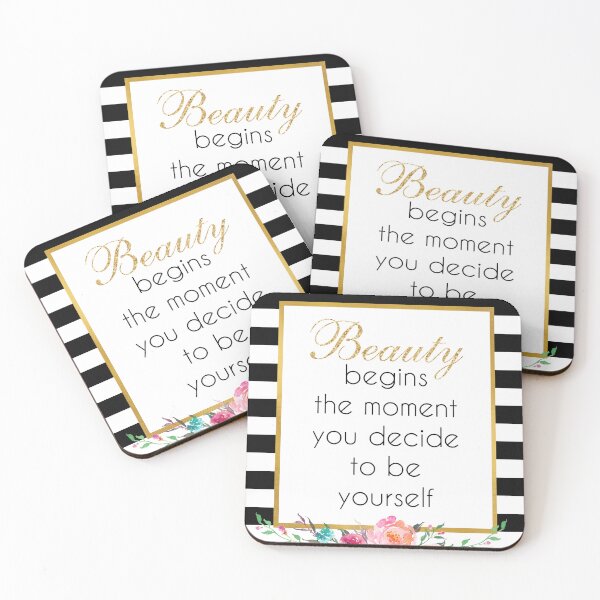 Item preview, Beauty begins the moment you decide to be yourself designed and sold by LVPRINTS.