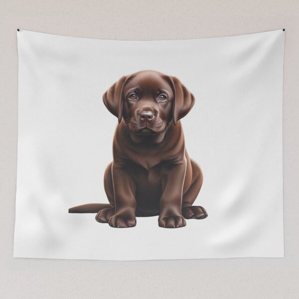 Item preview, Cute Chocolate Labrador Retriever designed and sold by CharmStudio.