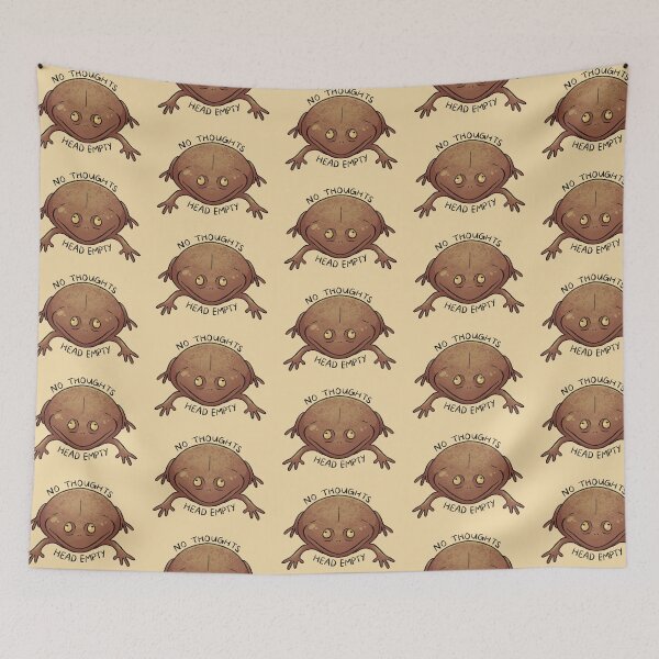 Item preview, No Thoughts Frog designed and sold by Lamasia Creations.
