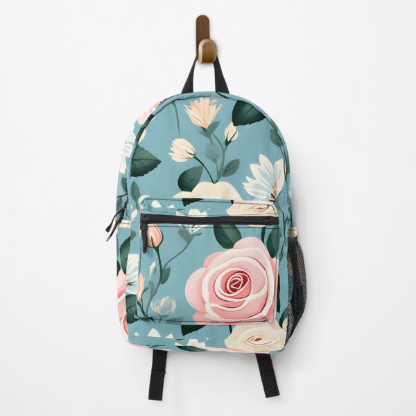 Item preview, Springy rose pattern in bright colors designed and sold by Naturitude.