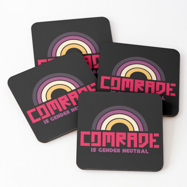 Item preview, Comrade is Gender Neutral designed and sold by Eran Fowler.