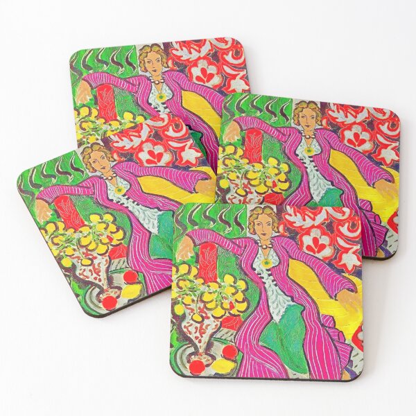 Item preview, Woman in a Purple Coat by Henri Matisse  designed and sold by CristalleLisa.