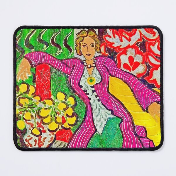 Item preview, Woman in a Purple Coat by Henri Matisse designed and sold by CristalleLisa.