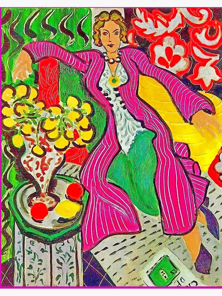 Woman in a Purple Coat by Henri Matisse 