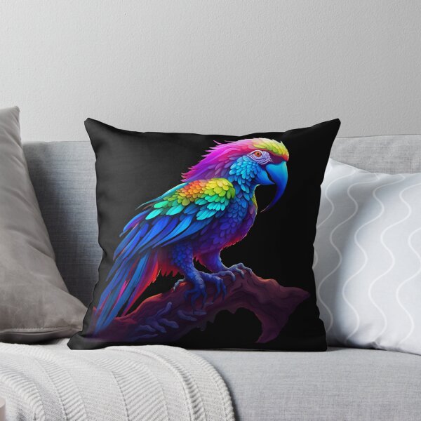 Item preview, Psychedelic macaw designed and sold by Floradigital.