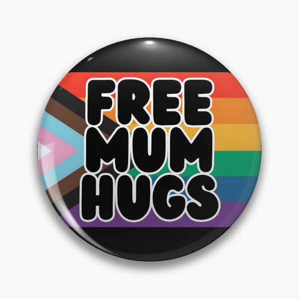Item preview, Free Mum Hugs, LGBTQIA designed and sold by Kary Pearson.