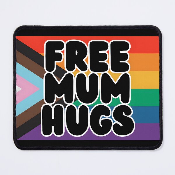 Item preview, Free Mum Hugs, LGBTQIA designed and sold by Kary Pearson.