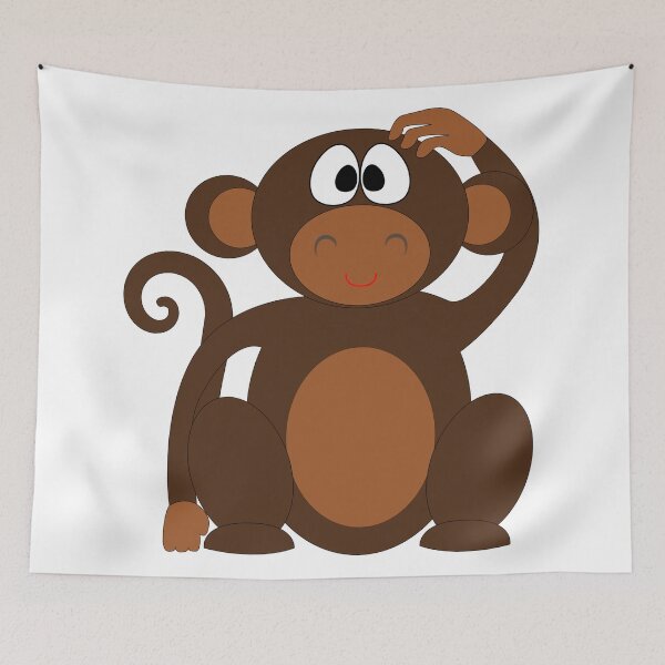 Item preview, Monkey funny mask masks mouth nose mouthguard sayings nose protection face mask funny sayings unisex motif designed and sold by Mark Sukra.