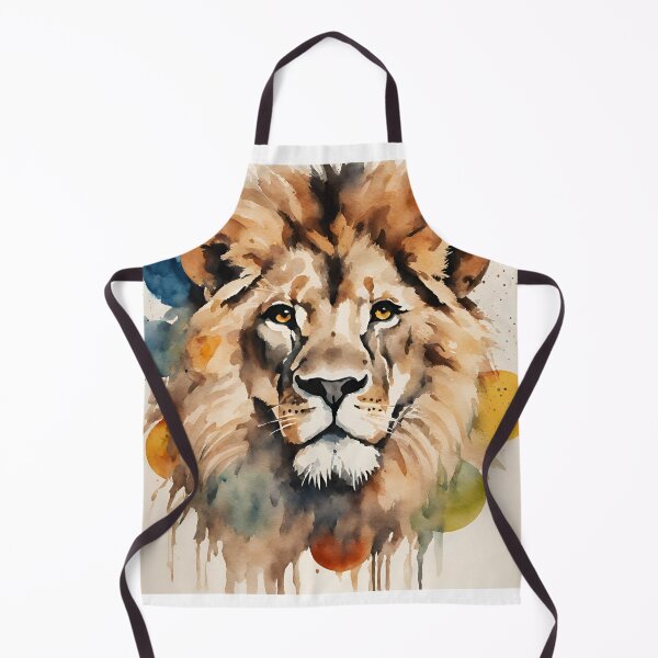 Item preview, Paddling lion's eye in watercolor with bubbles designed and sold by kreativeadern.