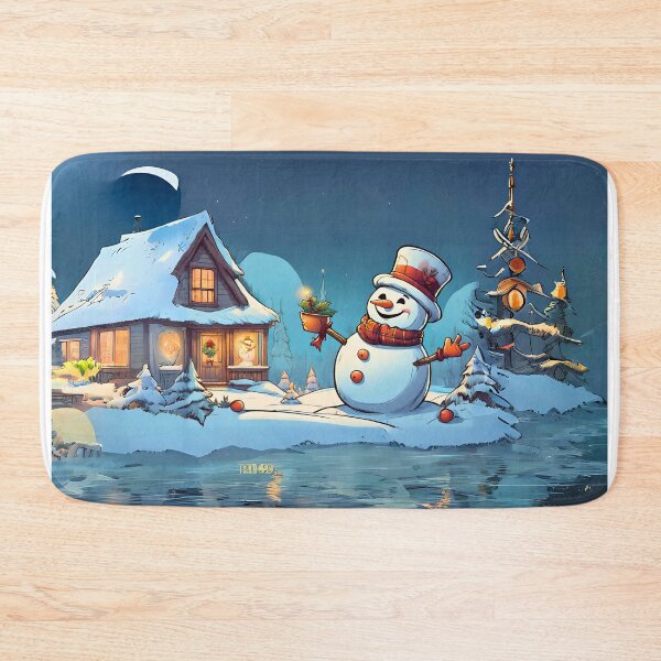 Item preview, Merry Snowman Wishes designed and sold by PATTERN-ARTSHOP.