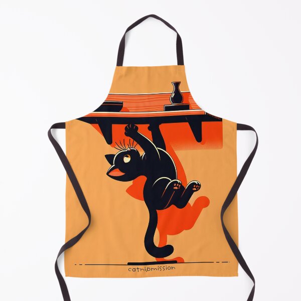 Item preview, Catastrophic Misstep - Comical Feline Antics designed and sold by inkArtistryfine.