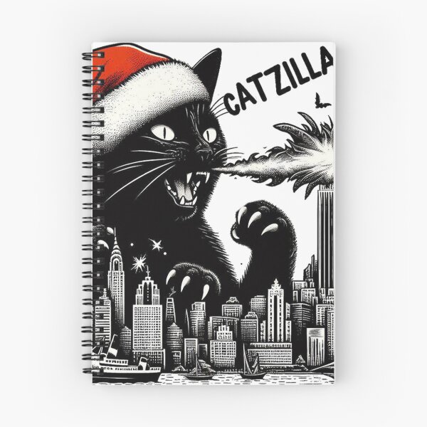 Item preview, Catzilla Christmas Monster designed and sold by devonclemon.