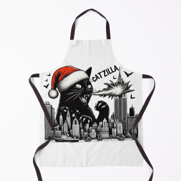 Item preview, Catzilla Christmas Monster designed and sold by devonclemon.