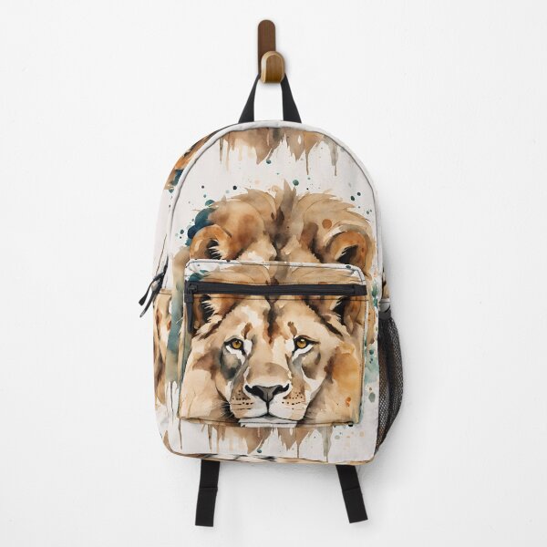 Item preview, Bored lion look in watercolor designed and sold by kreativeadern.