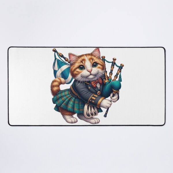 Item preview, Scottish Cat with Bagpipes designed and sold by Azrora.