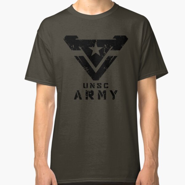 Halo | UNSC Army Large Weathered Logo Classic T-Shirt