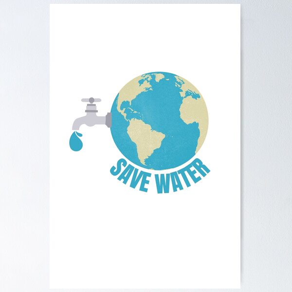 poster making save water save earth