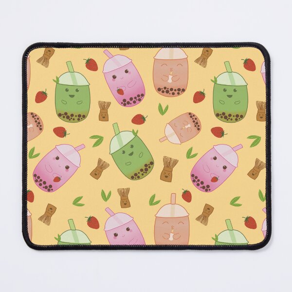 Item preview, Cute Bubble Tea Pattern Art designed and sold by jvcoart.