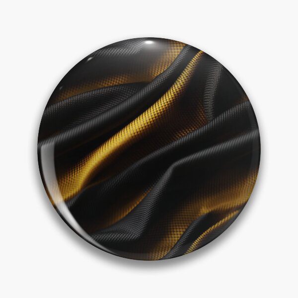 Item preview, Black & Yellow Carbon Drapery designed and sold by Quark-Up-Fiber.