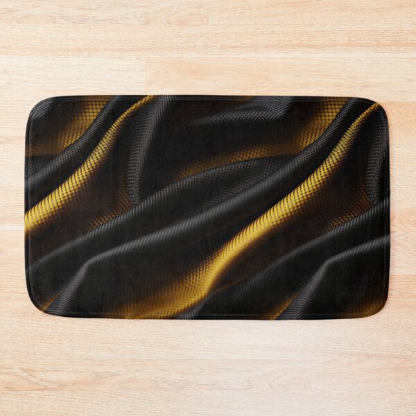 Item preview, Black & Yellow Carbon Drapery designed and sold by Quark-Up-Fiber.