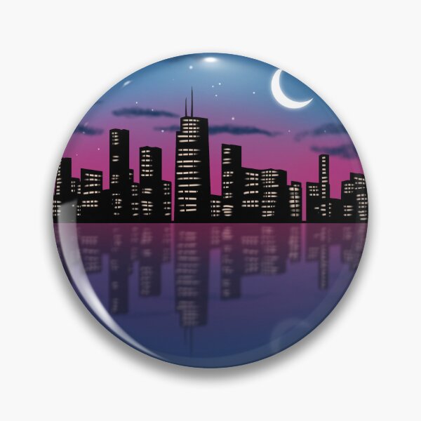 Item preview, Citylight Skyscraper Night designed and sold by ART SIFA.
