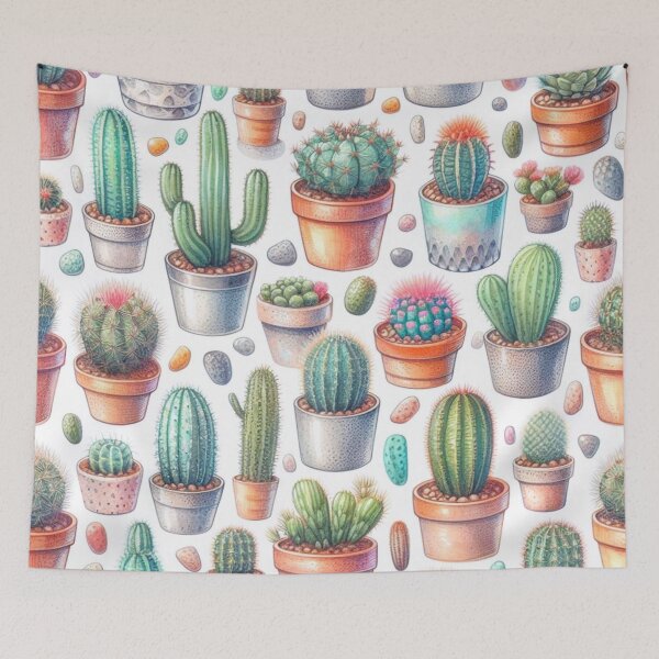 Aperçu de l'œuvre Modèle de cactus. créée et vendue par growing-mom.