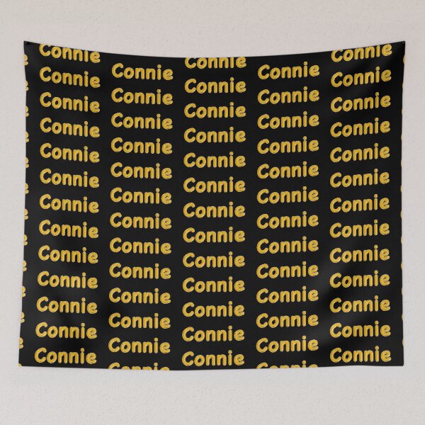 Item preview, Golden Balloon Connie Name Label - (Black) designed and sold by NormadWorld.