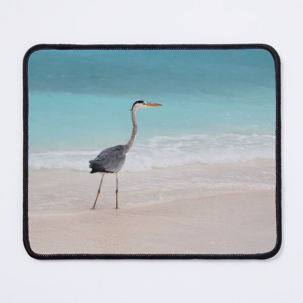 Item preview, A heron in the Maldives by the ocean. An amazing place. designed and sold by Juviraga.