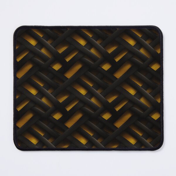 Item preview, Black & Yellow Interlacing Matrix designed and sold by Quark-Up-Fiber.