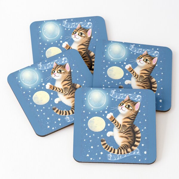 Item preview, cat in space designed and sold by Artbellachi.