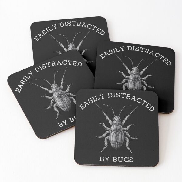 Item preview, Easily Distracted By Bugs designed and sold by FreshArtFusion.