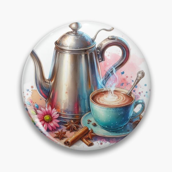 Item preview, Cocoa and kettle. designed and sold by growing-mom.