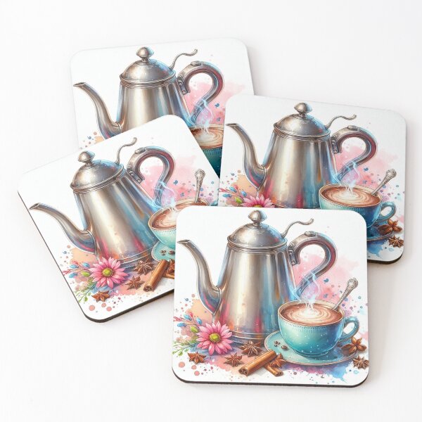 Item preview, Cocoa and kettle. designed and sold by growing-mom.