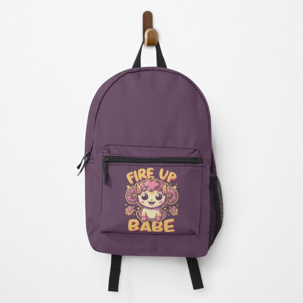 Item preview, Fire Up Babe - Cute Aries Retro Style designed and sold by Navuniverse.