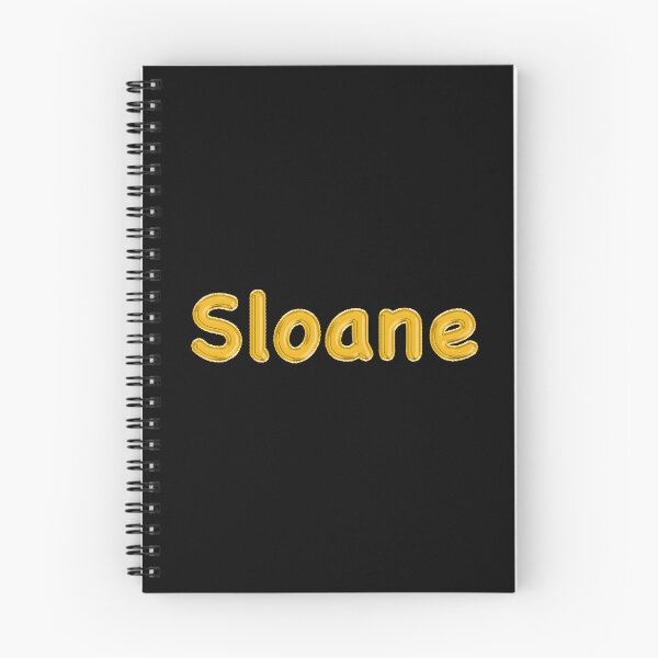 Item preview, Golden Balloon Sloane Name Label - (Black) designed and sold by NormadWorld.