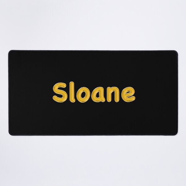 Item preview, Golden Balloon Sloane Name Label - (Black) designed and sold by NormadWorld.