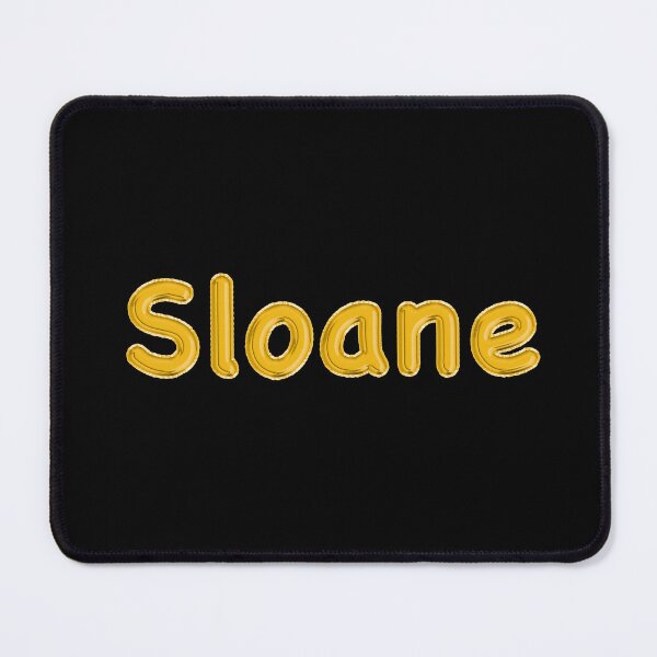 Item preview, Golden Balloon Sloane Name Label - (Black) designed and sold by NormadWorld.
