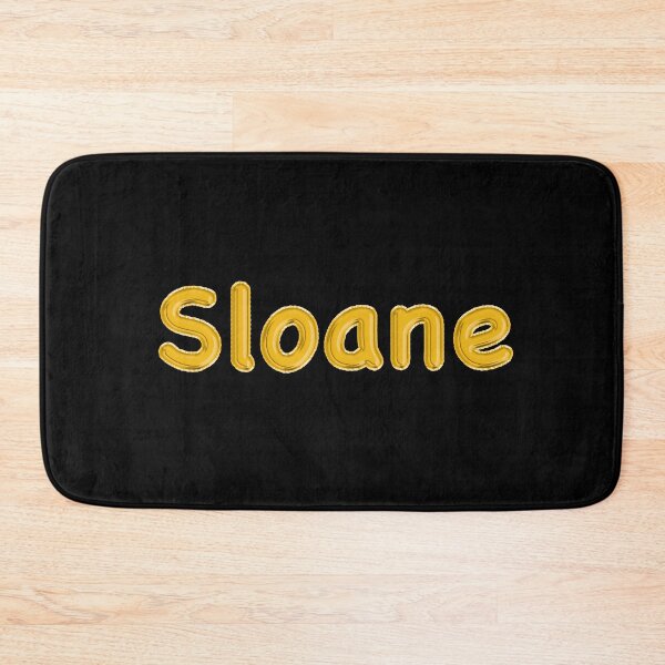 Item preview, Golden Balloon Sloane Name Label - (Black) designed and sold by NormadWorld.