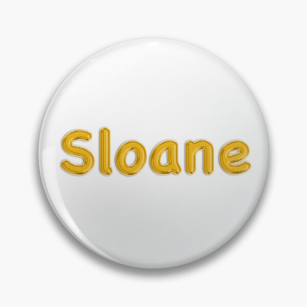 Item preview, Golden Balloon Sloane Name Label  designed and sold by NormadWorld.