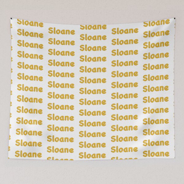 Item preview, Golden Balloon Sloane Name Label  designed and sold by NormadWorld.