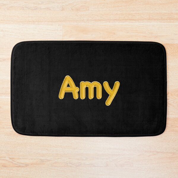 Item preview, Golden Balloon Amy Name Label - (Black) designed and sold by NormadWorld.